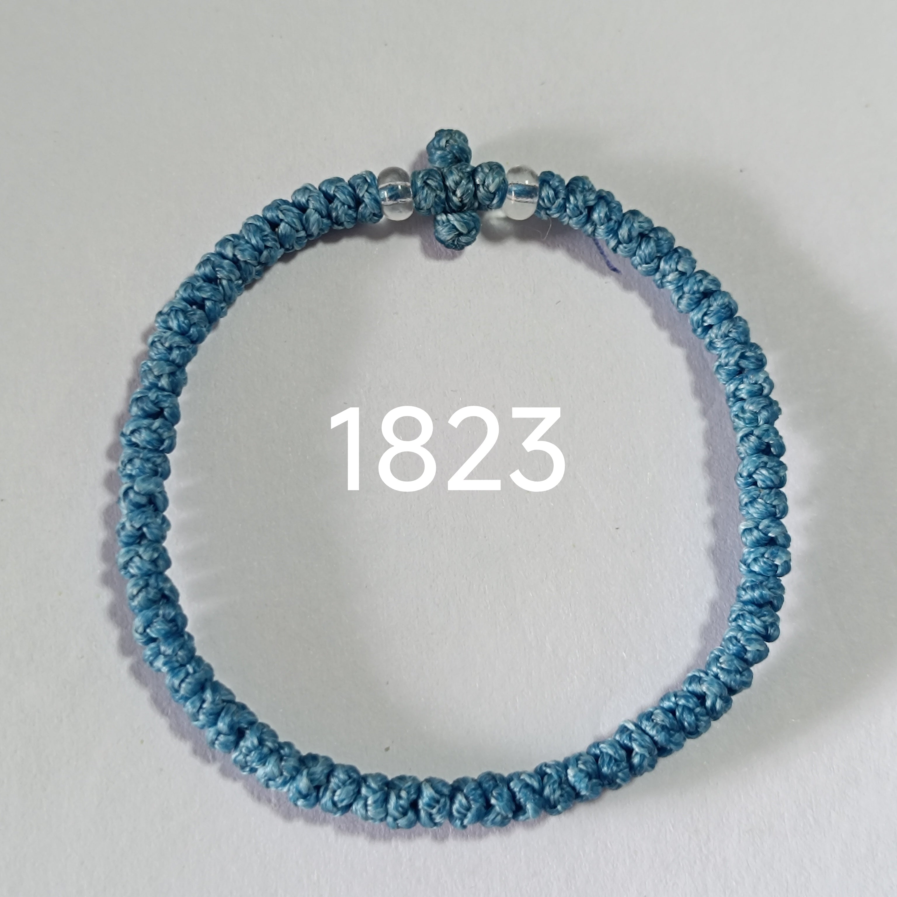 66 Knot wax rope  Prayer bracelet NO1823