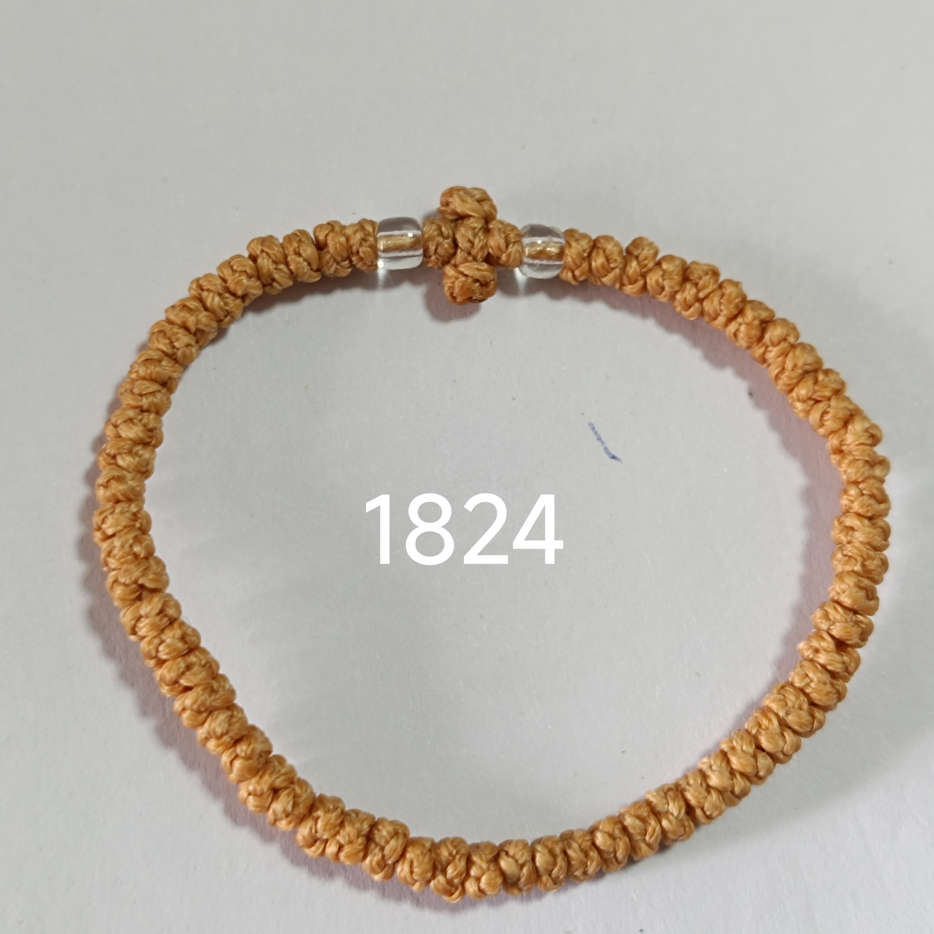66 Knot wax rope  Prayer bracelet NO1824