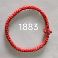 66 Knot wax rope  Prayer bracelet NO1883