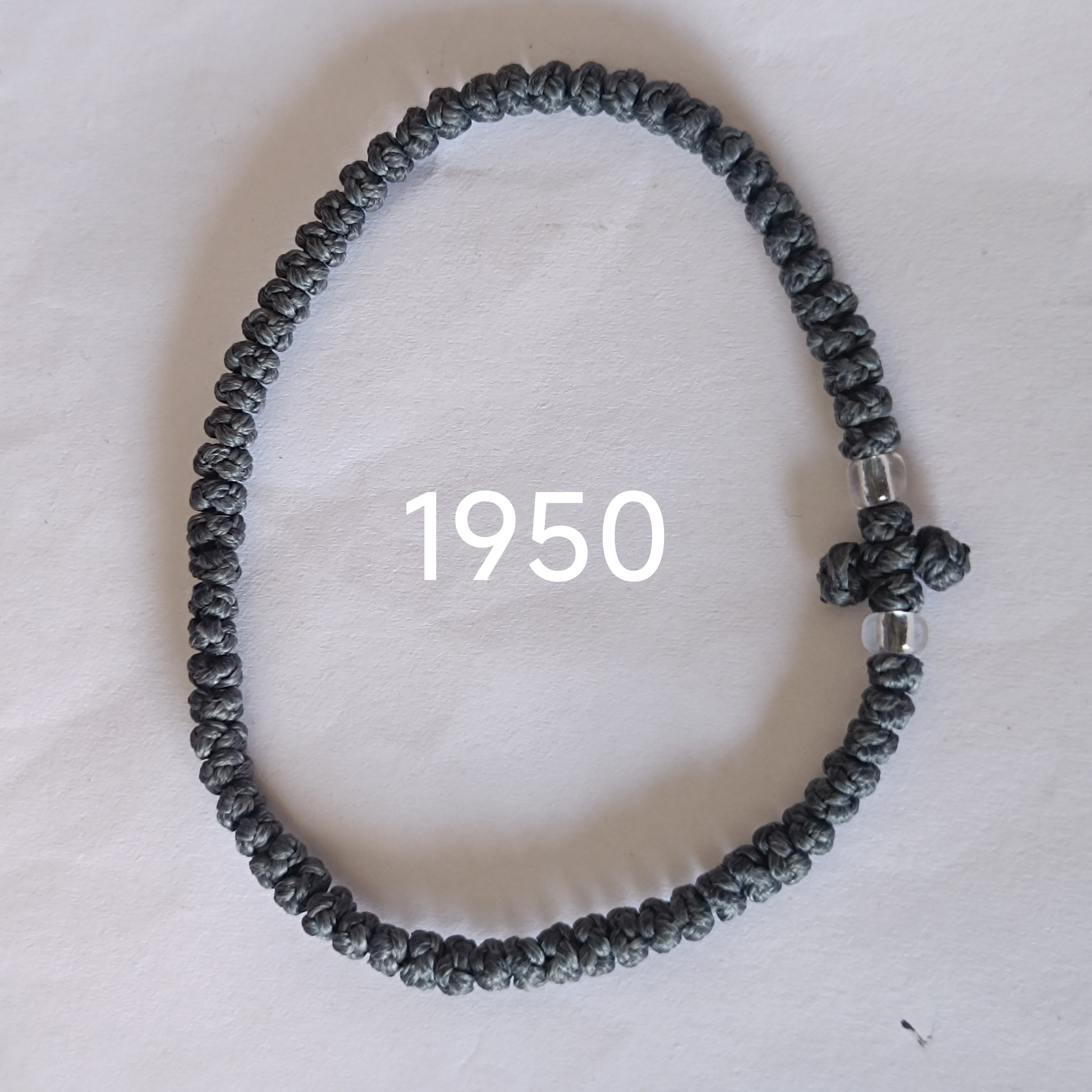 66 Knot wax rope  Prayer bracelet NO1950