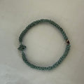 66 Knot wax rope Gray Prayer bracelet with alloy clasp