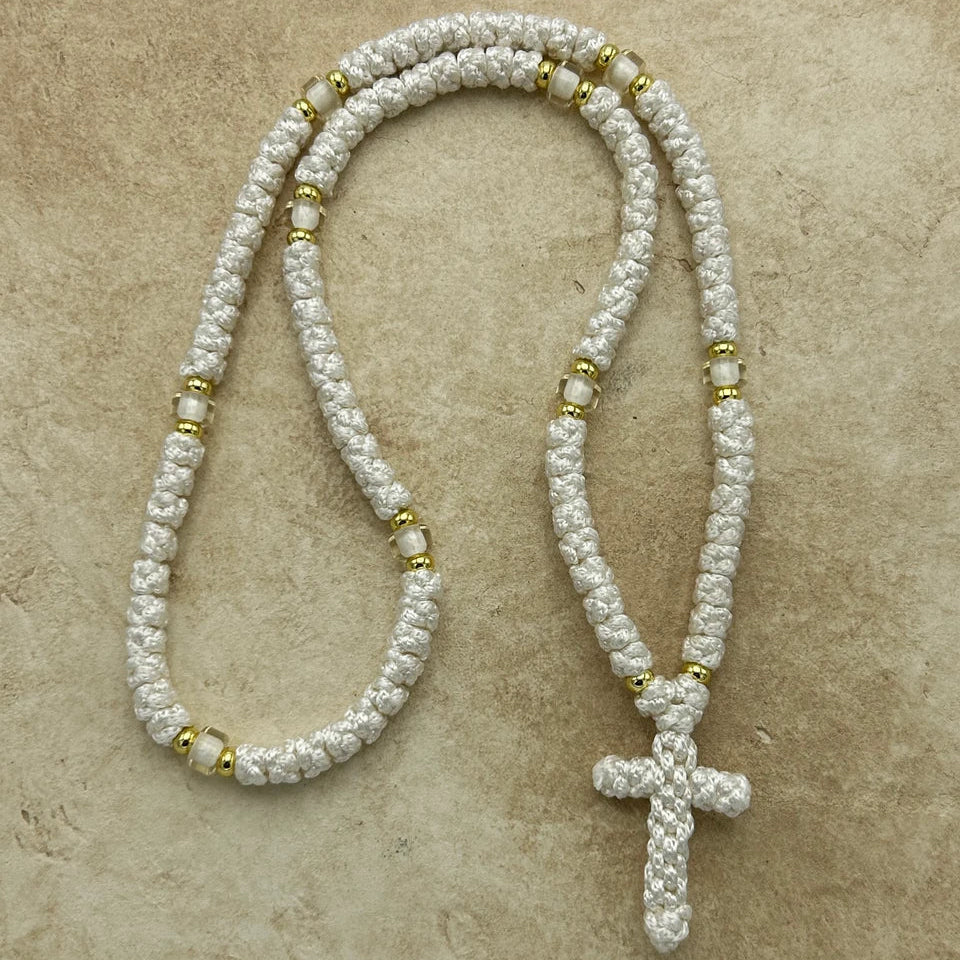100 knot Russian White Prayer Rope