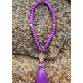 50 Knot Purple Satin Cord Prayer Rope