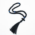 100-knot Greek Prayer Rope - Mauve Satin