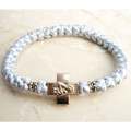 33 konts Silver Satin Wrist Prayer Rope